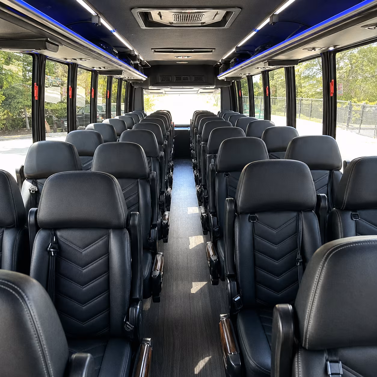 can i book a one way a round trip or a multi day package for a bus rental in cherry hill