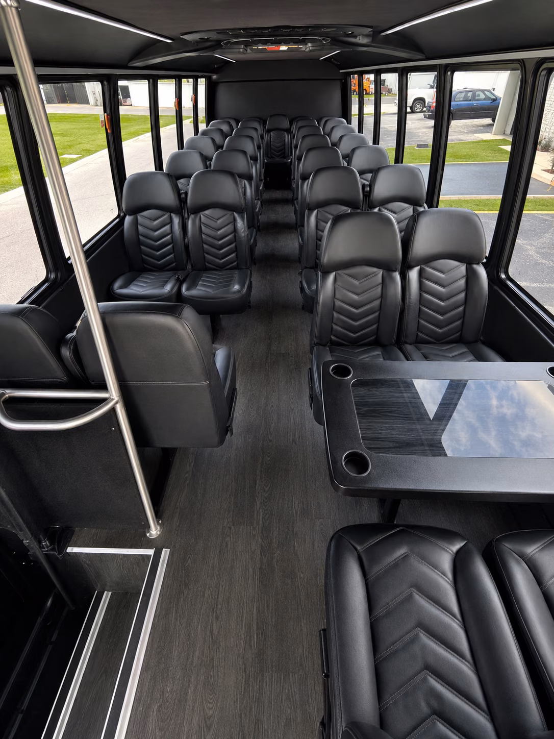 cherry hill 18 passenger minibus interior