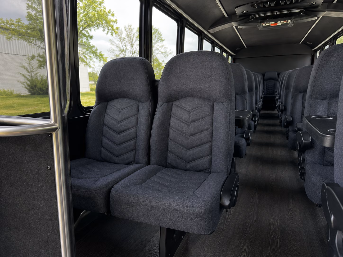 cherry hill 20 passenger minibus inside