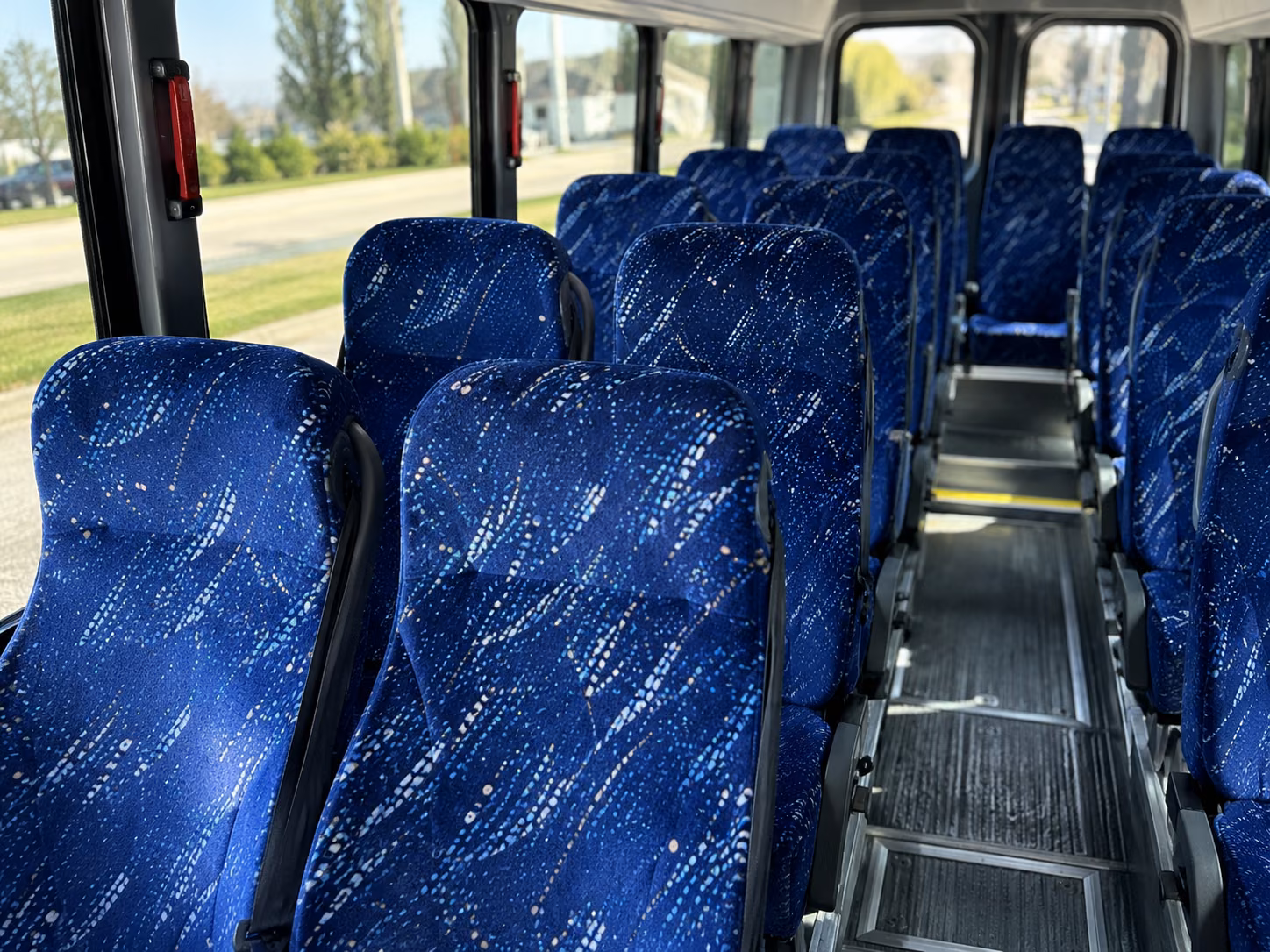 cherry hill 20 passenger minibus interior