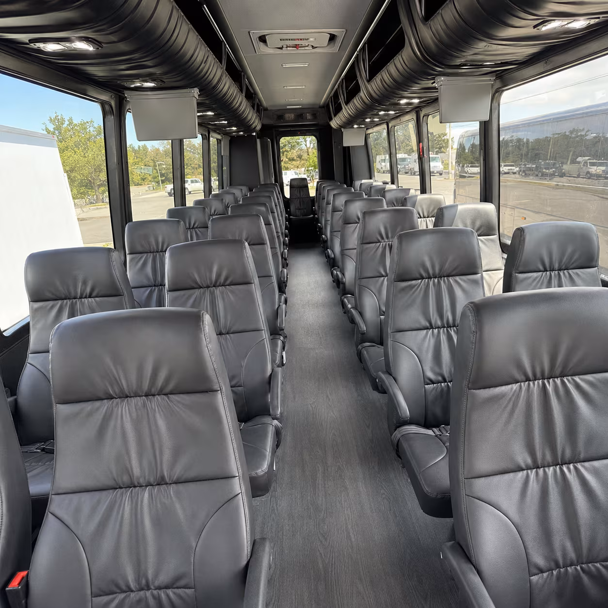 cherry hill 25 passenger minibus interior