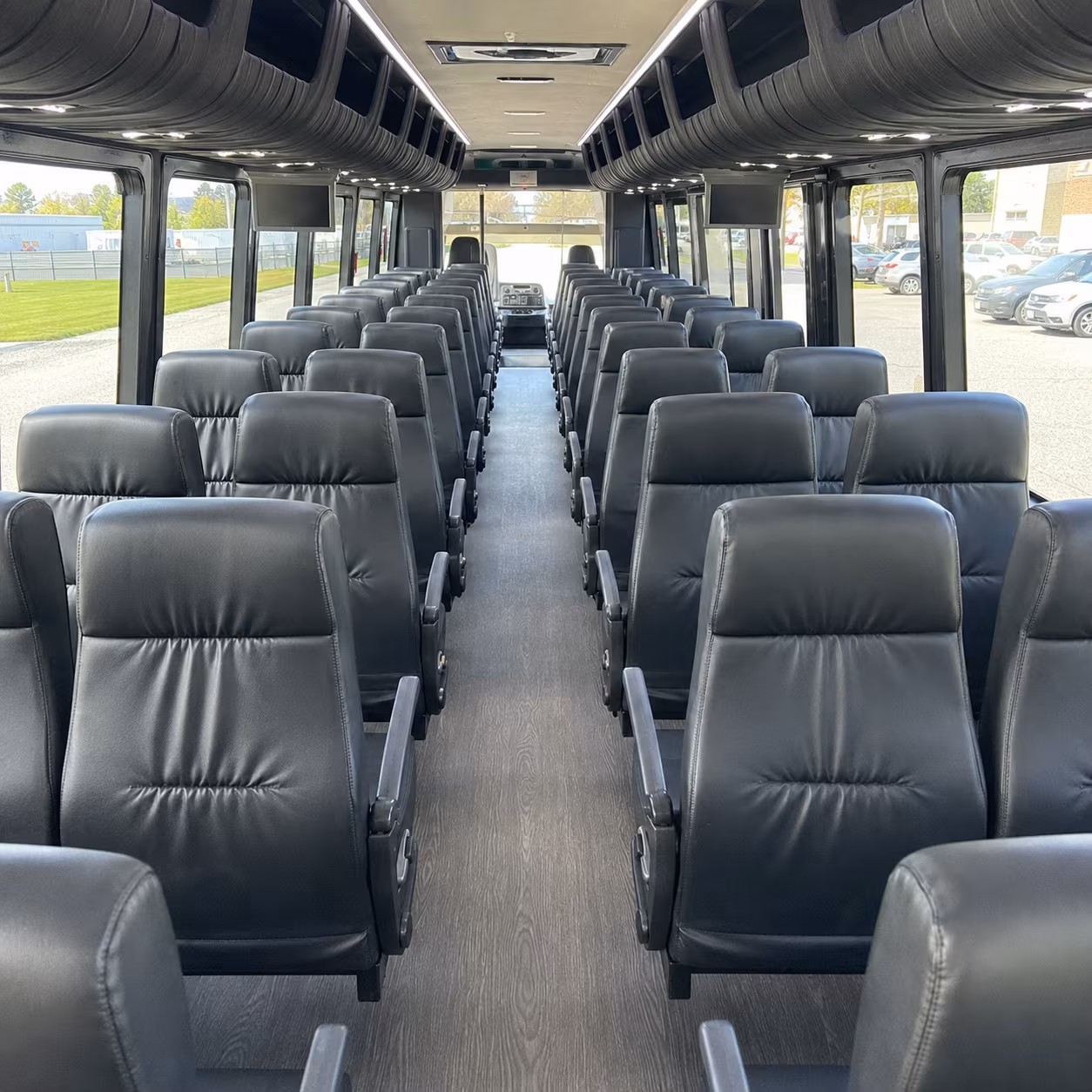 cherry hill 28 passenger minibus interior