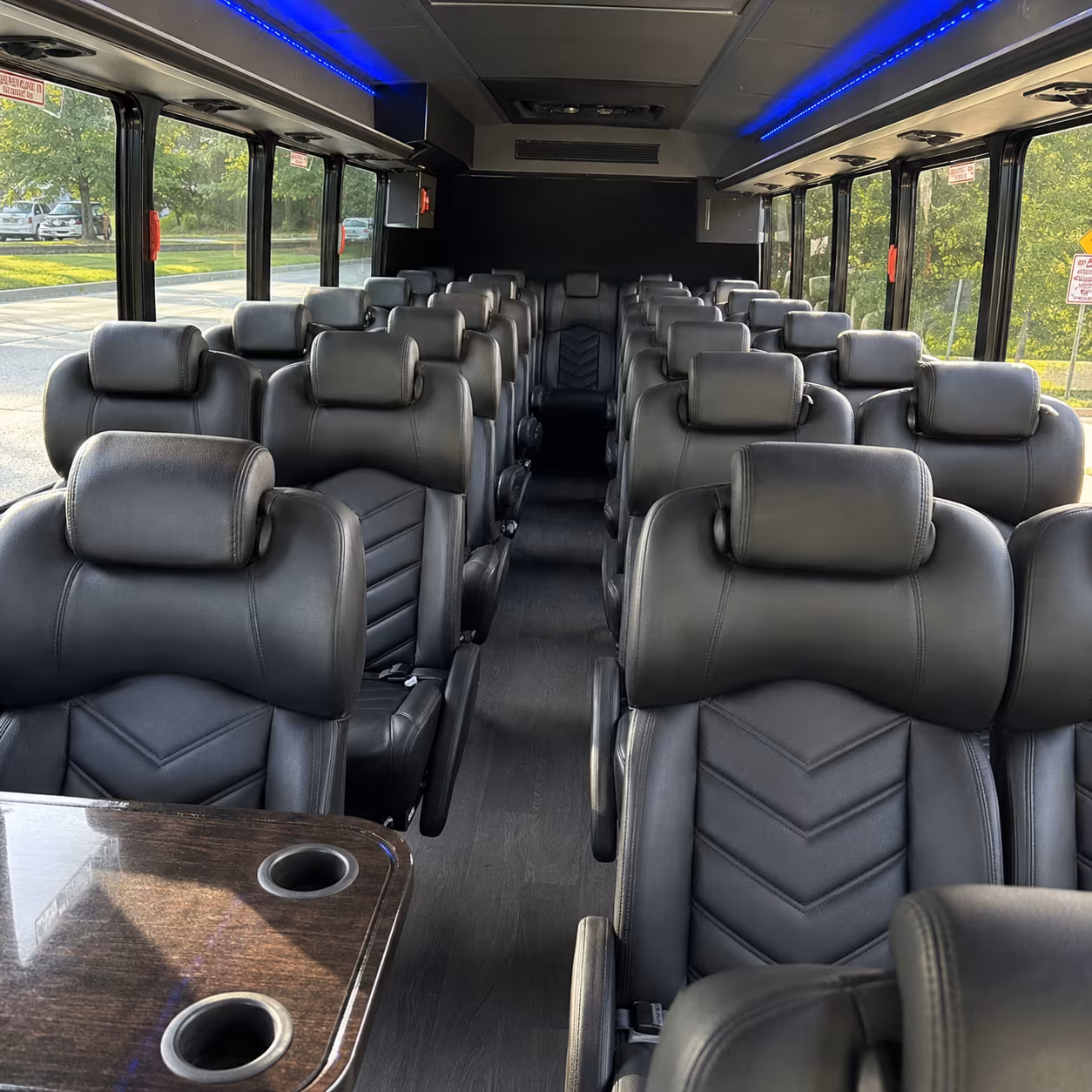 cherry hill 30 passenger minibus interior