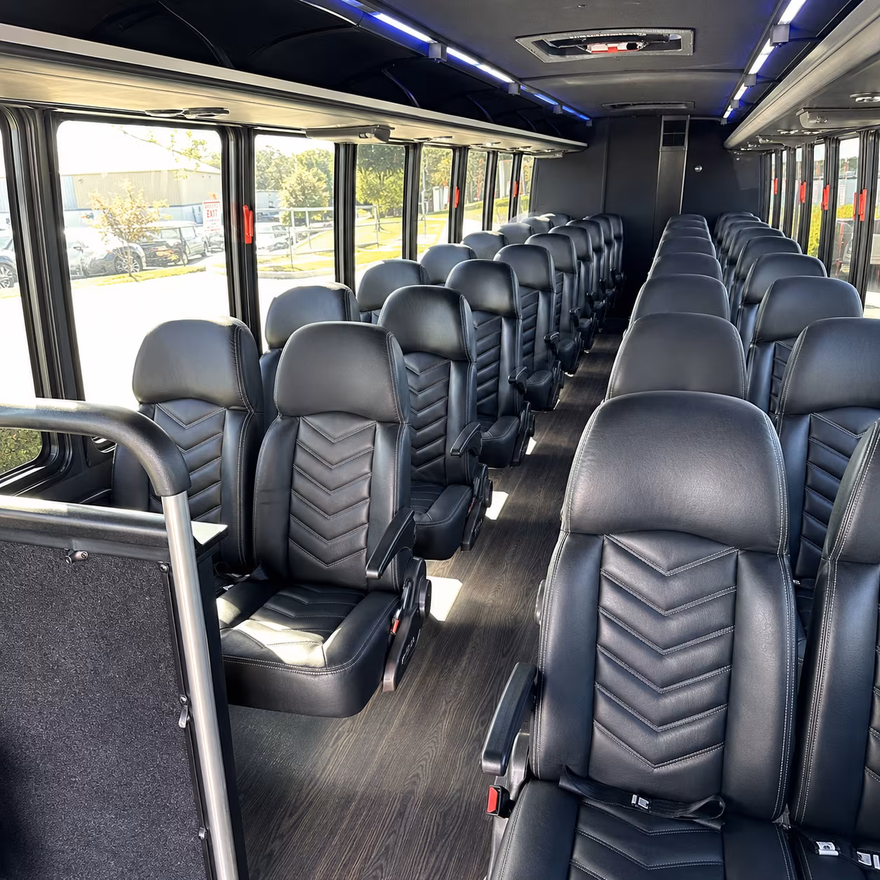cherry hill 35 passenger minibus inside