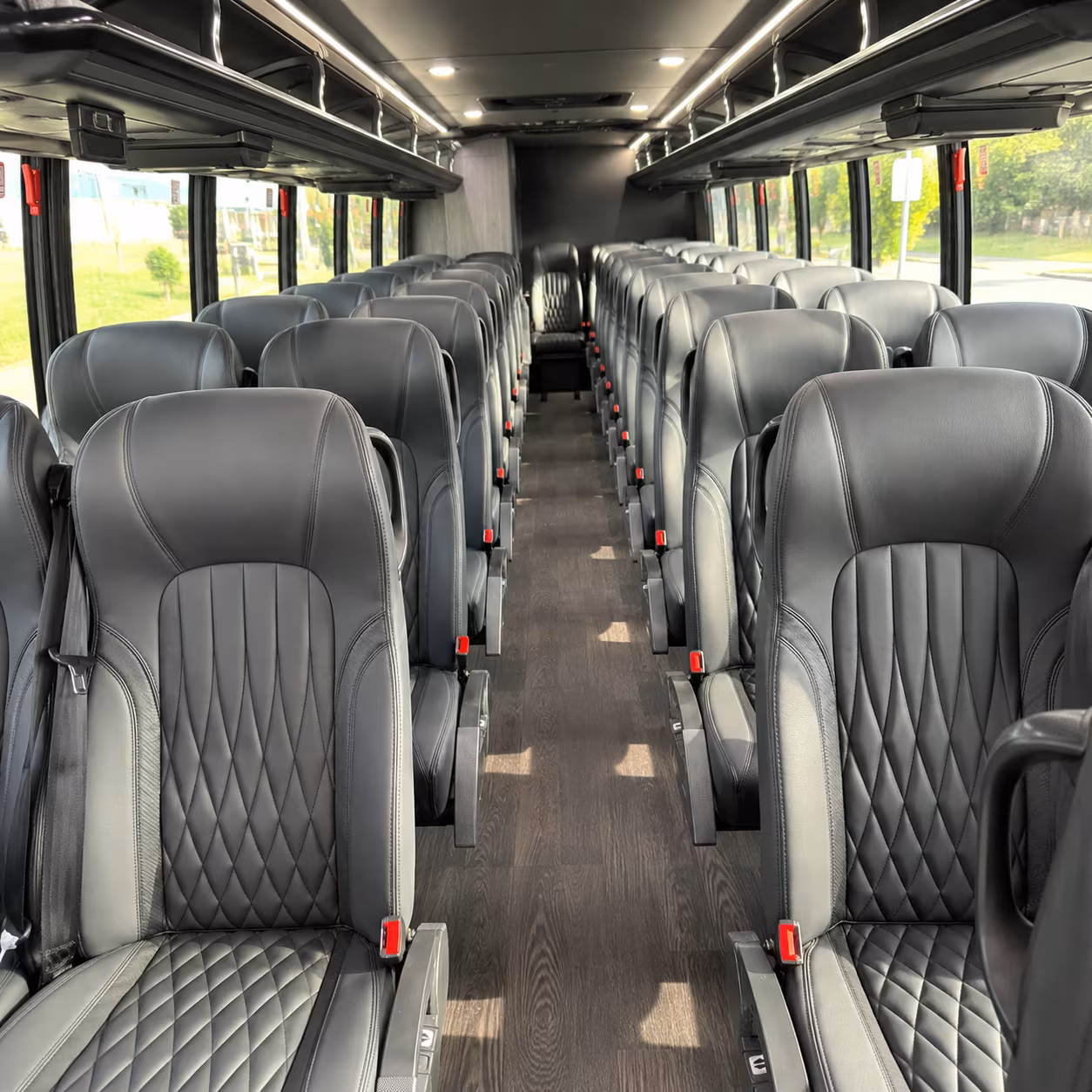 cherry hill 35 passenger minibus interior