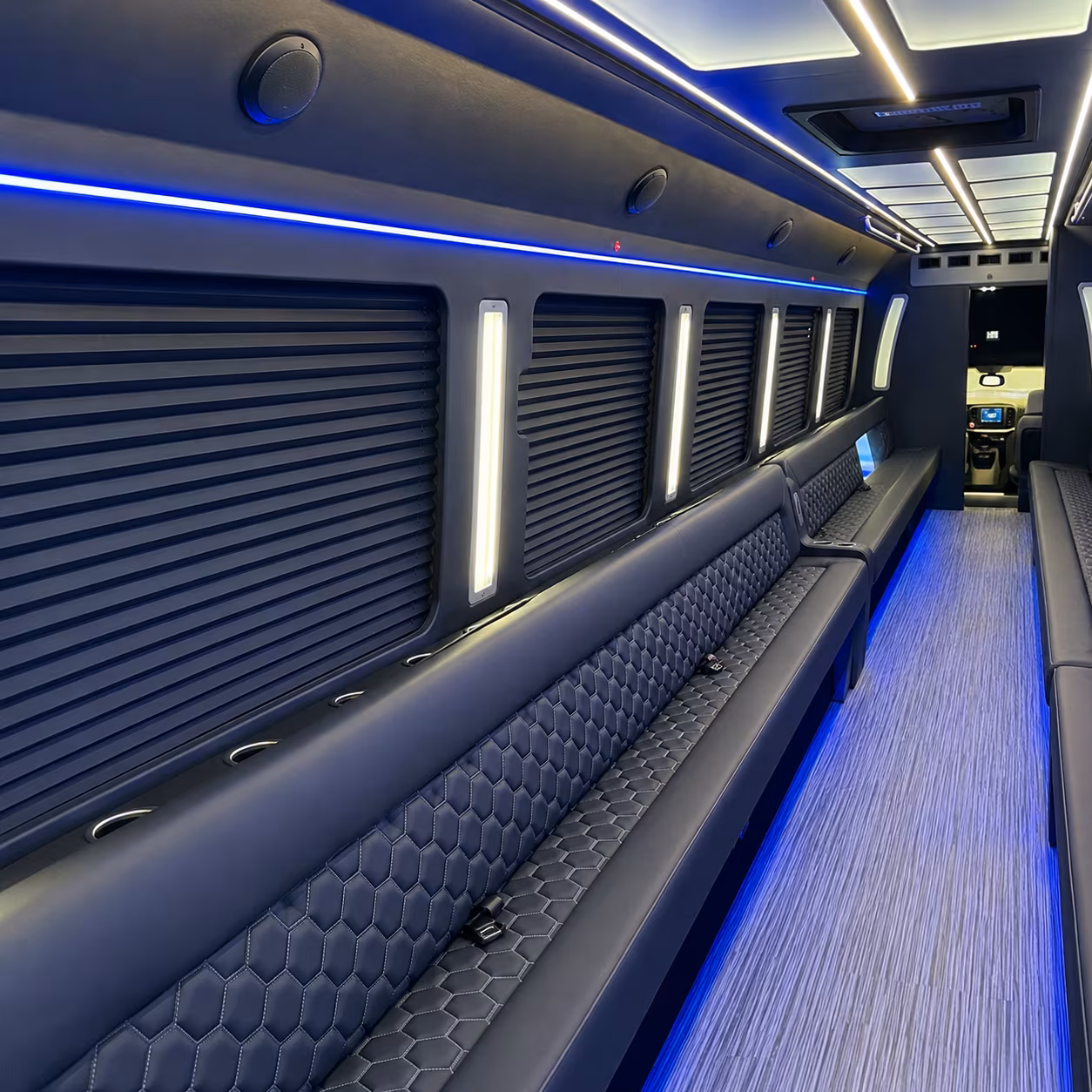cherry hill party bus inside