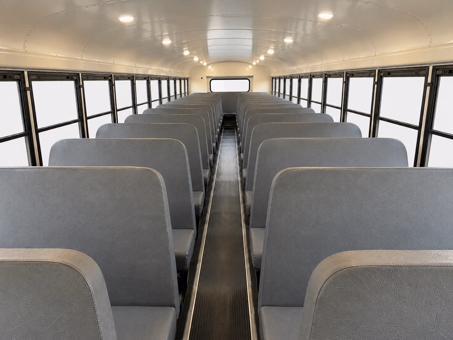 cherry hill school bus inside