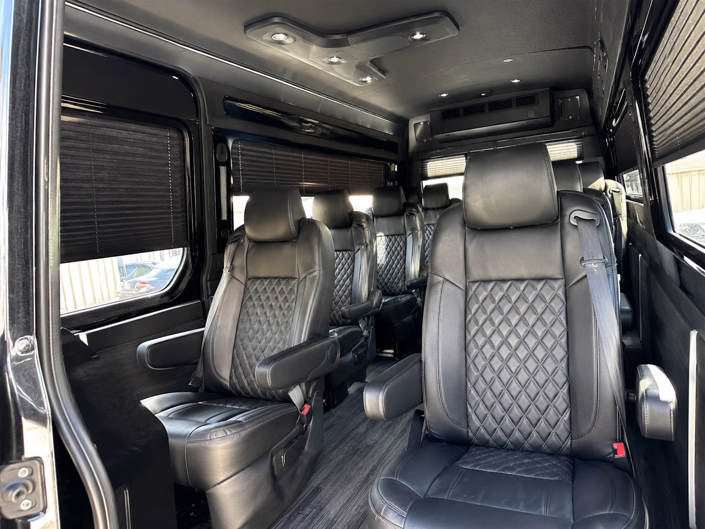 cherry hill sprinter van with driver interior